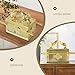 BRTAGG The Ark of The Covenant Historic Model Replica with Rod of Aaron/Manna/Ten Commandments, Gold Plated Religious Decorative Figurine Collectible Judaic Israel (1:10 Scale, 6.8