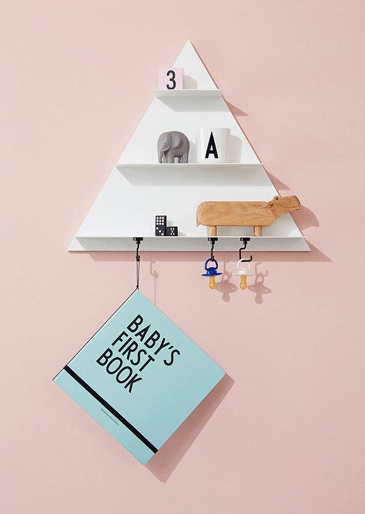 Design Letters Il primo libro del bambino | Libro di attività con carte e busta Milestone per 1 anno | Regalo per la festa del bambino | Libro di carta senza legno | diario di viaggio 25x25 cm