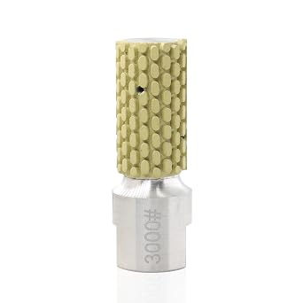 1 Inch Wet Diamond Polishing Drum Wheels with 5/8"-11 Thread for Polishing Marble Granite Concrete Undermount Sink Countertopgrit 3000-1pc