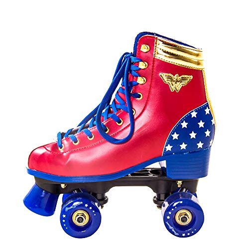 Patins Mulher Maravilha Azul/Vermelho 37