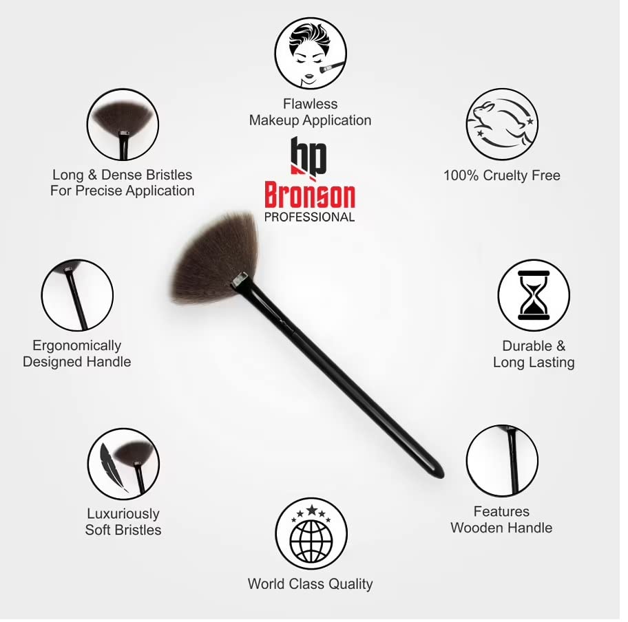 Bronson Professional Bronson Professional Fan Brush, 70 g - Image 4 thumbnail