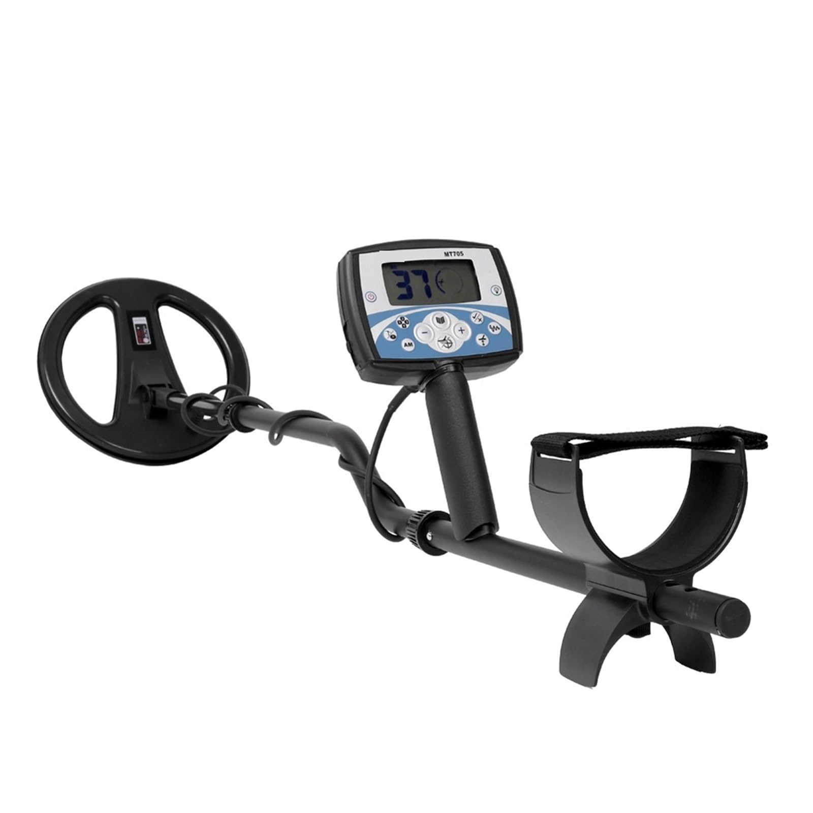 Cfwwsaq One Color Metal Detector, Mt705 Underground Metal Detector 270Mm Waterproof Search Coil High Sensitivity Metal Detecting Tool