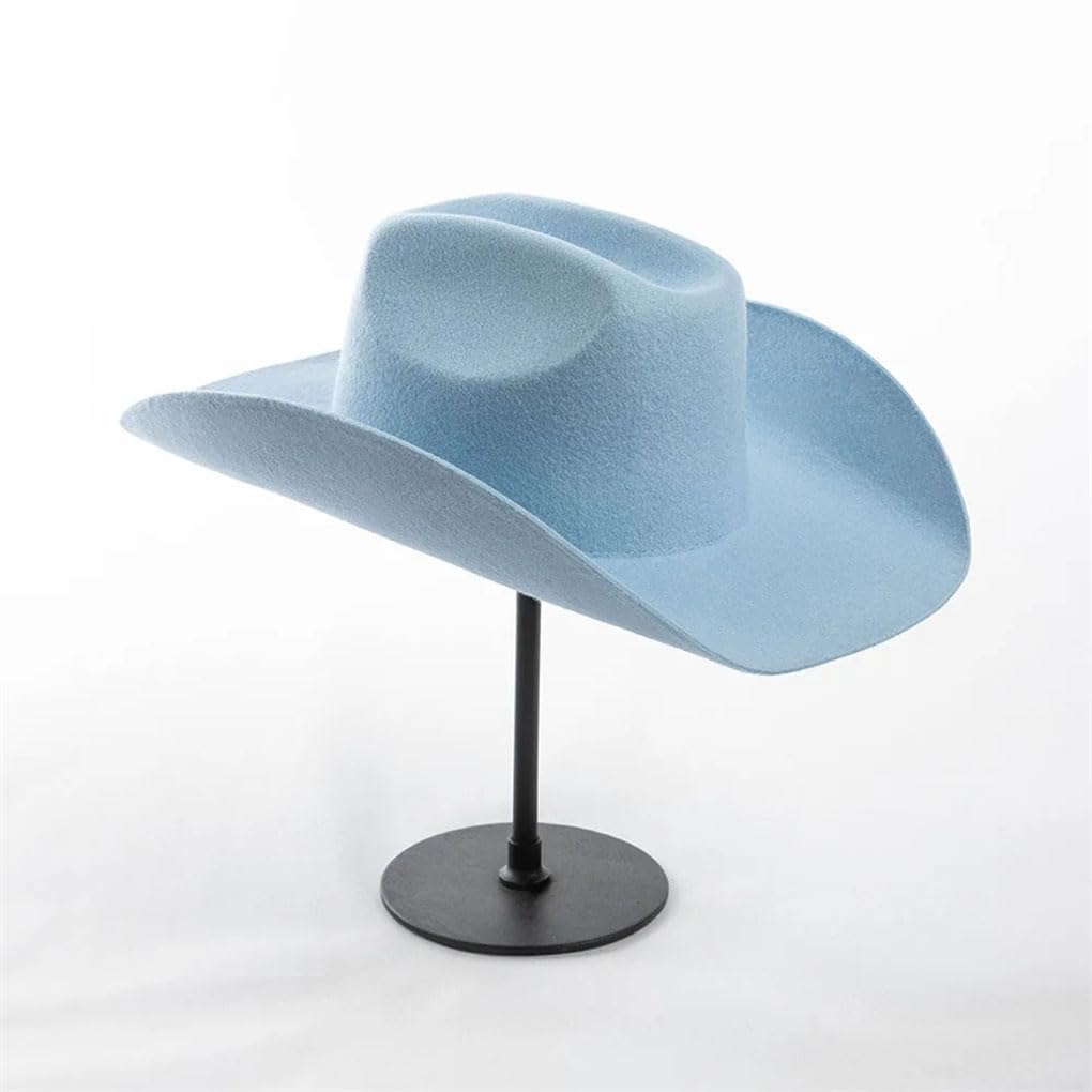 Wełniana czapka dżinsowa damska męska Fedora czapka imprezowa outdoorowa ciepła czapka kawalerska na imprezę