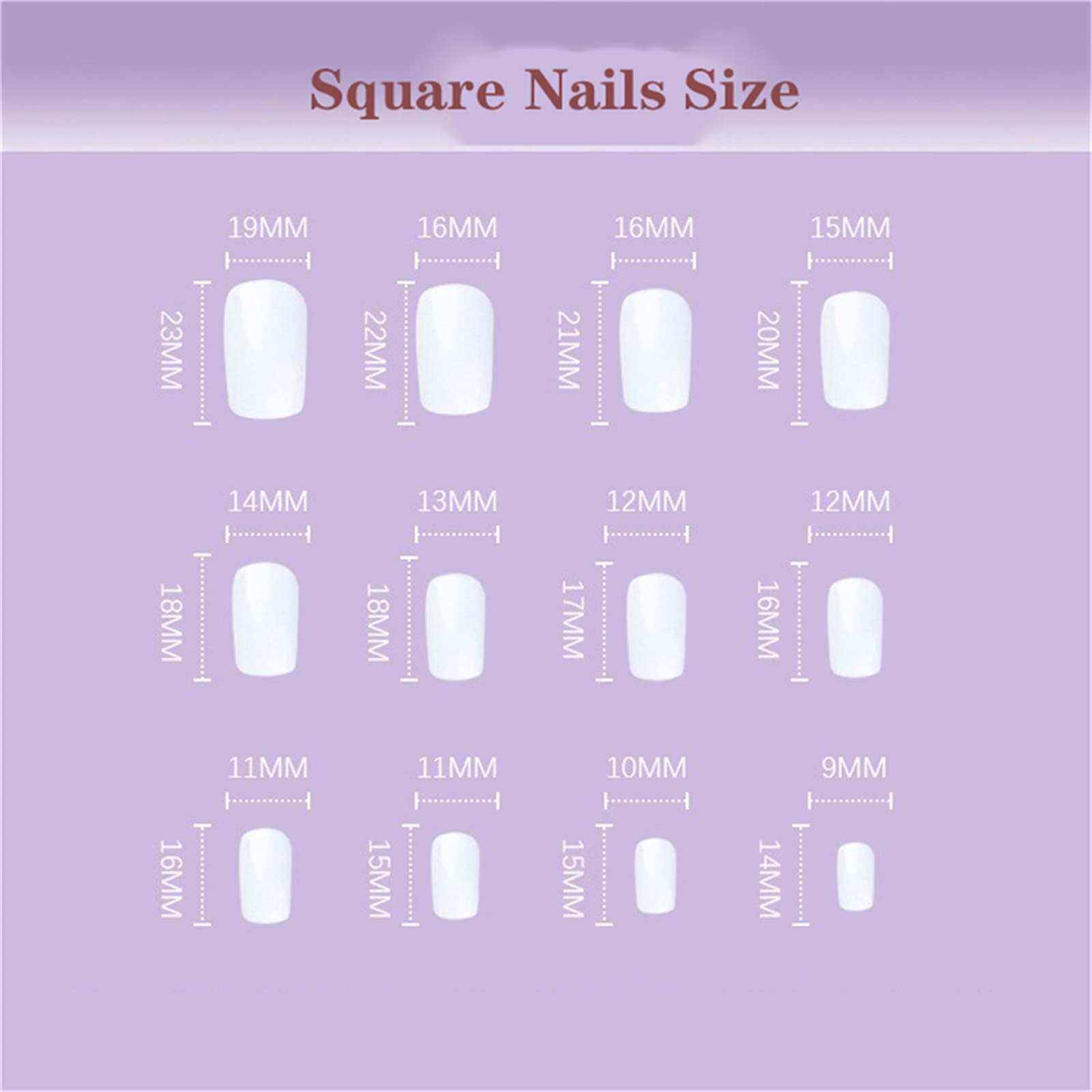 Unghie Finte Quadrate Medio Lunghe Copertura Completa con Colla Laser Nero Staccabile Arcobaleno Cat Eye Stampa sulle Unghie 24 Pezzi Suggerimenti per Nail Art per Saloni di Bellezza e Donne Nail AR