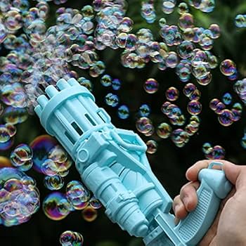 シャボン玉 おもちゃ 電動 バブルガン 2個セット10泡穴 Amazon | シャボン玉 電動10穴バブルメーカー シャボン玉