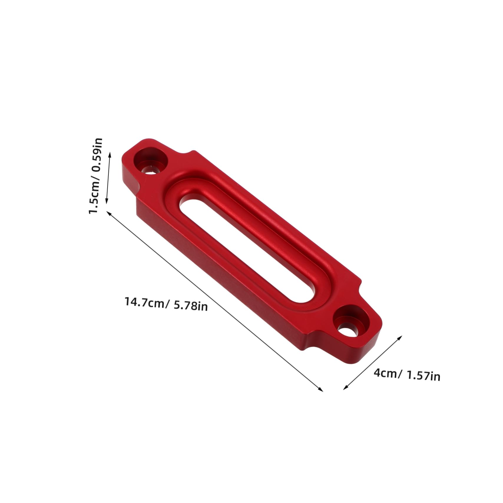 Cabilock Winch Fairlead for Winch Rope Aluminum Guide Synthetic Cable Lead for Off-Road Truck Bo