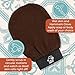 Natural Elephant Exfoliating Hammam Glove | Authentic Moroccan Kessa Body Scrub Mitt for Spa-Quality Skin Renewal | Pure Black Single
