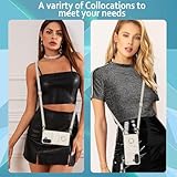 Asuwish Phone Case for Samsung Galaxy A17/A26 5G Wallet Cell Cover with Tempered Glass Screen Protector Wrist Strap Ring Stand RFID Blocking Card Holder A 17 26 17A 26A 4G Women Men Girls Off White - Image 5