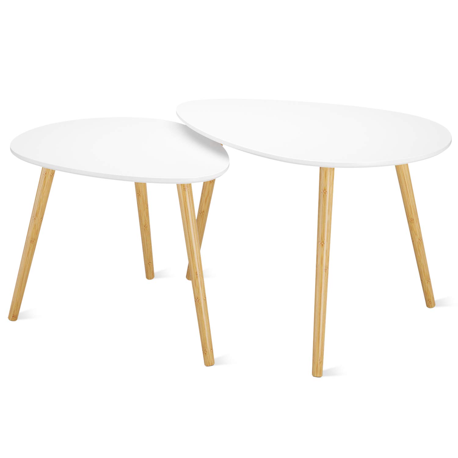 Large Nesting Coffee Tables Console Tables for Living Room, End Side