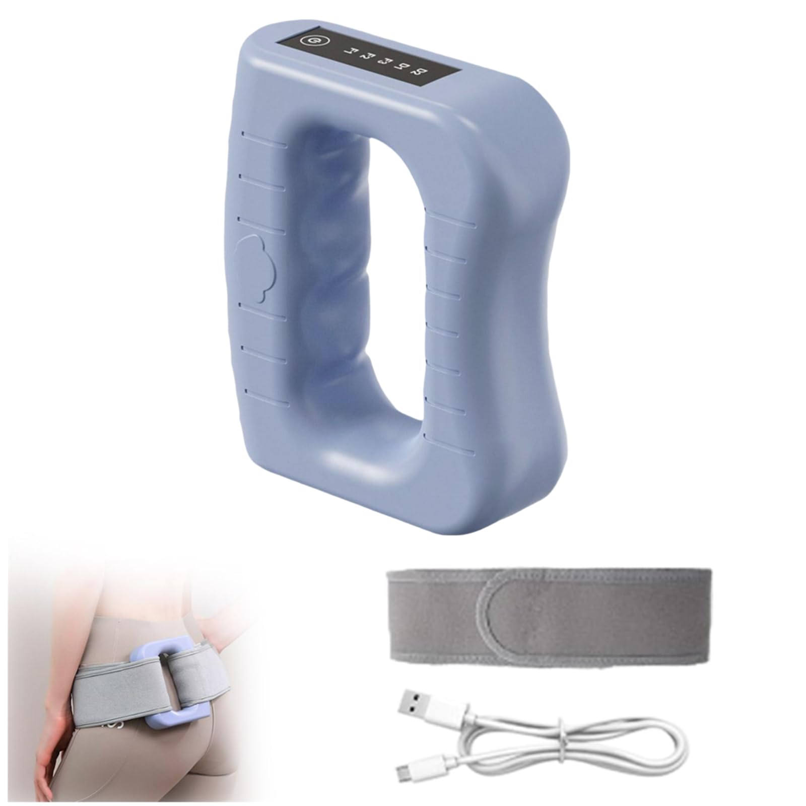 Full-Body Fascia Ring, 2025 New Fat Burning Belt for Weight Loss, Electric Fascia Massager Tool for Muscle Knot Recovery&Relaxtion, Handheld Massager Belt for Back/Waist/Thigh/Arm