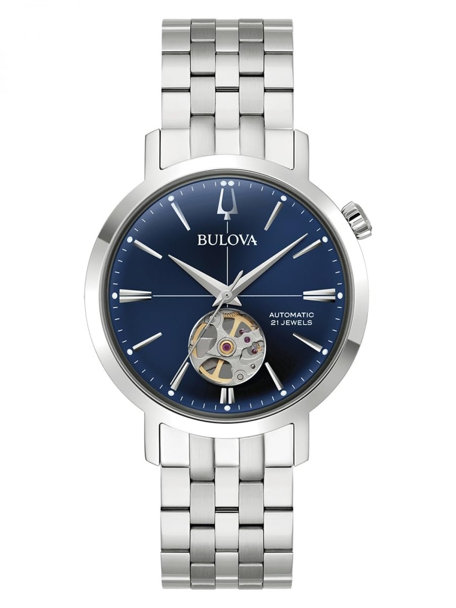 Bulova Orologio Uomo Automatico cinturino acciaio Ref. 96A320