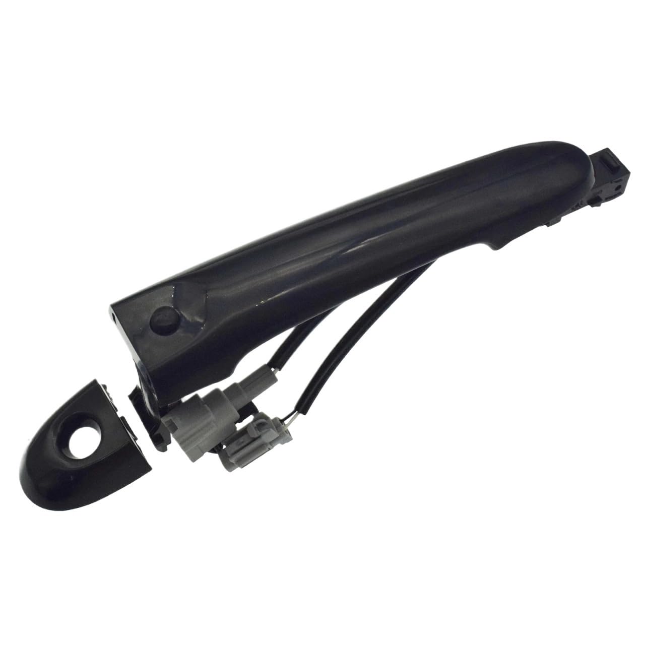 Liufaoz With Hole Car Front Door Handle Keyless Entry Black For Nissan For Juke 2010-2019 82646-3Wc2a 80640-3Wc2a 80644-3Wc2a 80640-1Fa5b 82644-1Fa5a(With Hole)