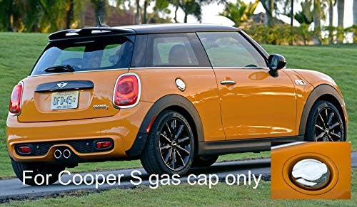 Miniatura 3 de Direct Fit - Tapón de gasolina y manijas de puerta con acceso cómodo (sin botón) compatible con MINI Cooper SD F56 14 en F57 15 en (negro brillante)