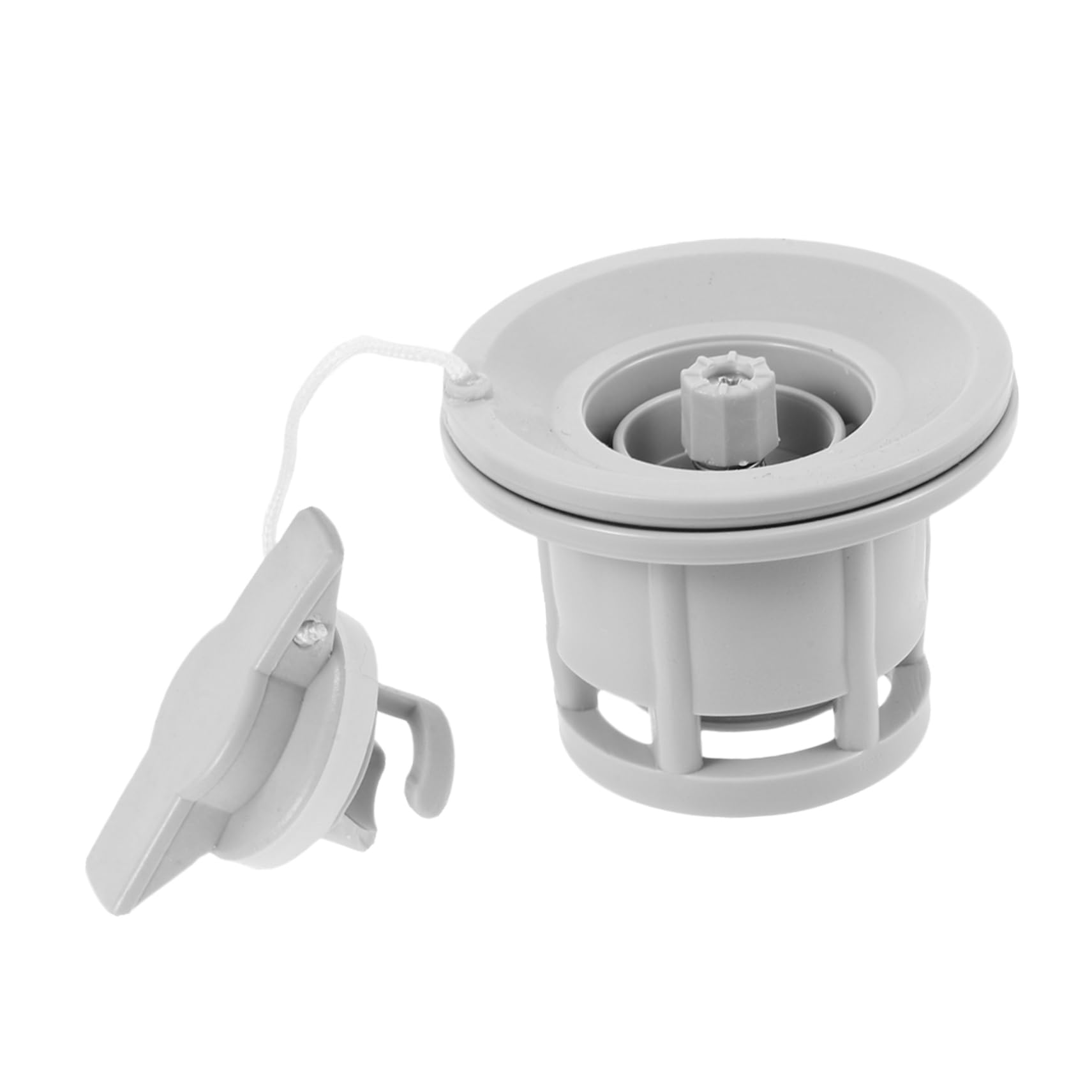 UPKOCH Valvola per Gommone Gonfiabile Accessori per Barche Marine Sicurezza Aria Barca Chiave Adattatore Pompa Kit Trop Kayak Adattatore per Valvole Spina per Kayak Plastica