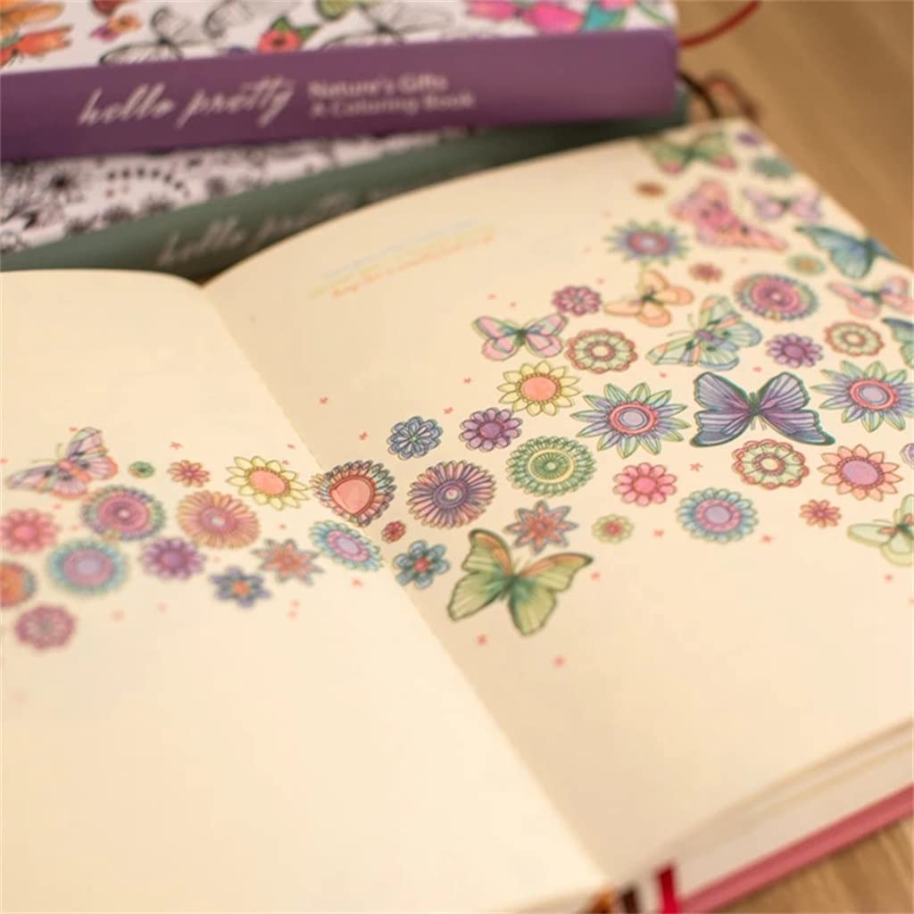 EDDGE Vintage Secret Garden Notebook Sprial Diary Agenda Planner Regalo Escuela Papelería