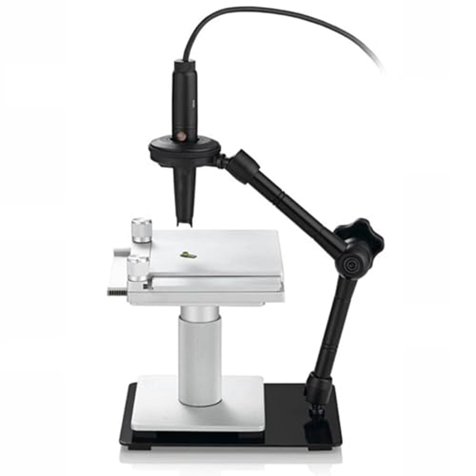 Platina Deslizante Manual XY, Kit De Accesorios para Microscopio, Recorrido De 40 Mm, Soporte Vertical Elevado De 10 Mm, Ajustable, para Microscopio Digital De Mano
