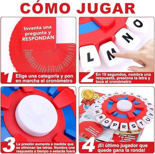 Letters Juego De Mesa en Español, Think A Words Game miniatura 6