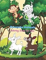 Awesome Animals - Coloring Books For Kids: This Adorable Coloring Book Is Filled With A Wide Variety Of Animals To Color: Sea Animals, Farm Animals, J B08DSS7YNQ Book Cover
