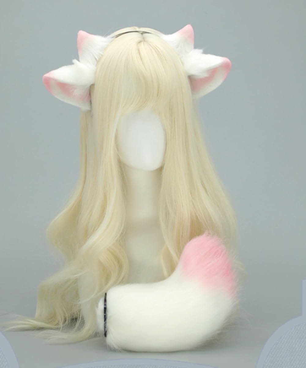 Amazon | USHOBE 2セット ヤギの角のカチューシャ 羊虎コスチュームセット 動物のドレスアップコスチューム ヤギの耳と尻尾  ヤギのコスチュームアクセサリー しっぽのヘアバンド ヤギの耳の衣装 動物コ | ボタン 通販 [Eiuuioj] 小さな羊の角、羊の耳、ヘッドバンド、羊の尻尾、漫画展コスプレ小道具、手作り羊の耳、KC動物の耳、動物の尻尾セット