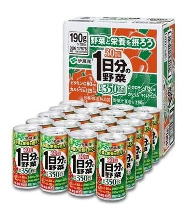 Amazon.co.jp: 野菜ジュース 伊藤園 1日分の野菜 ジュース 缶