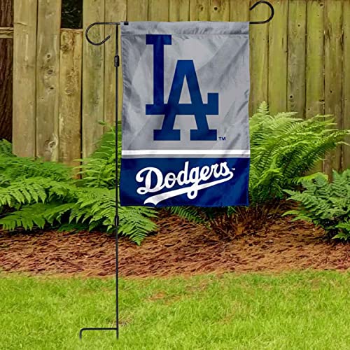 Drapeau de jardin Dodgers résistant au vent avec support stable