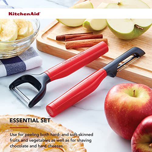 Kitchenaid Universal Y And Euro Peeler Set, 2 Piece, Hot Sauce #TOP6