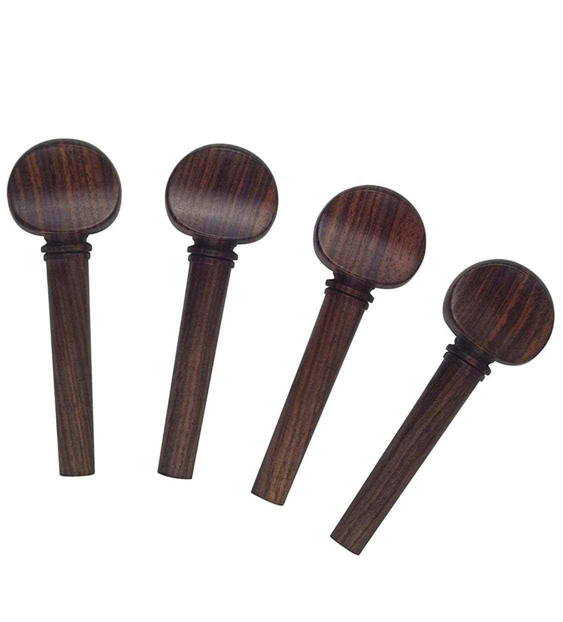Blue Panther Universal Tuning Pegs – Set of 4 Premium Ebony Pegs for Violin, Viola & Cello – Pre-Tapered for Easy Fit – Durable Friction Hold – Replacement Pegs for All Sizes-image-49