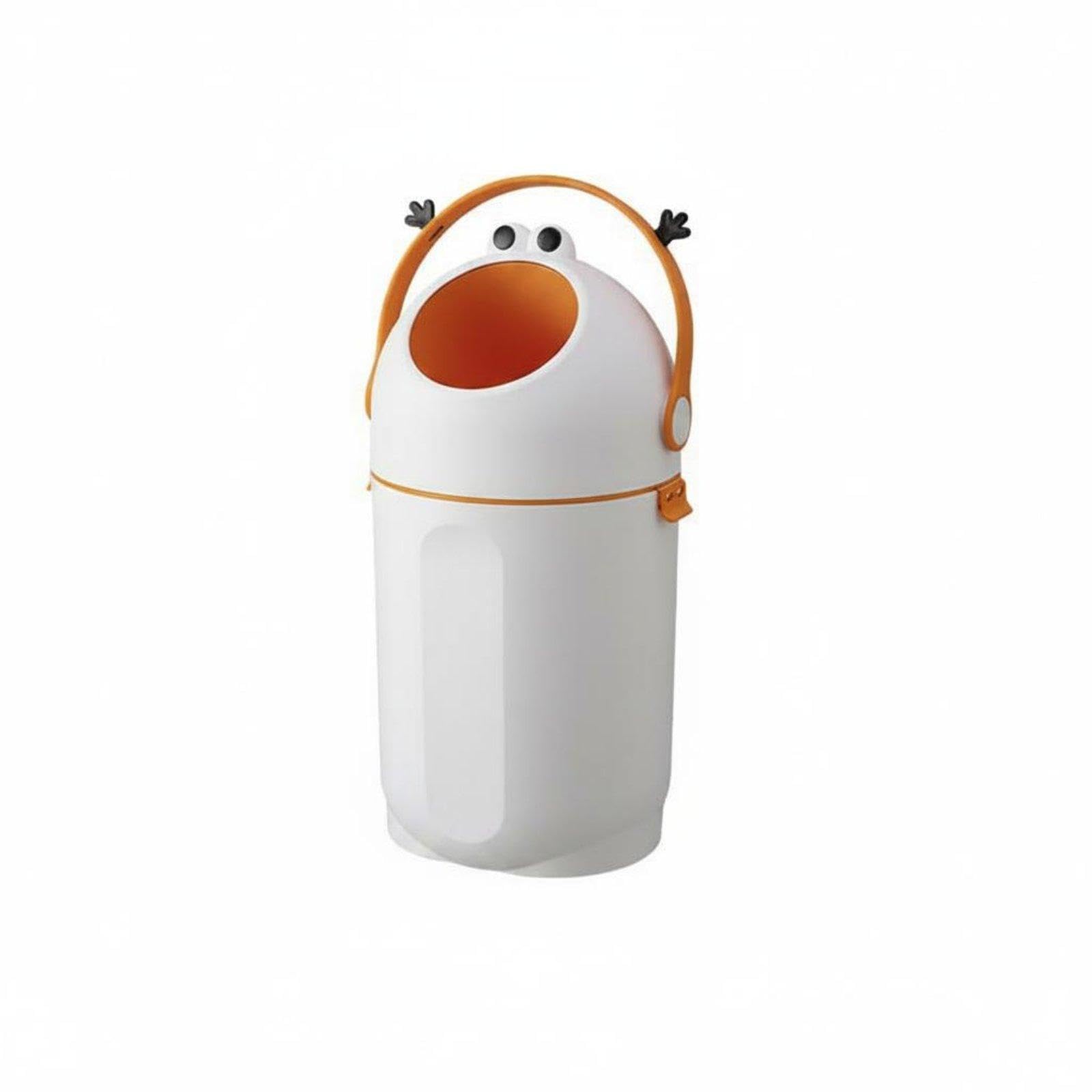 SECRET DESIRE Diaper Pail Easy to Odor Control Locking Diaper Pail Sealed Infant Trash Can White-image-41