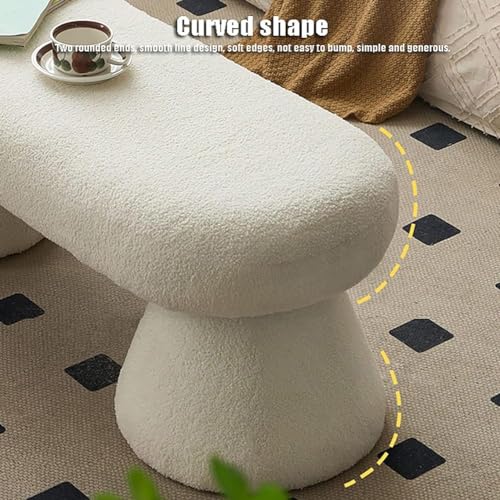 Banc rembourré moderne en boucle et table basse rectangulaire