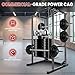 Vohala Squat Rack 1200lbs Capacity,Strength Training Power Cage, All-in-One Power Rack with Attachment for Home Gym (Black)