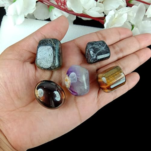 Image of Reiki Crystal Products Certified Natural Crystal Tumble Stone Kit | Multiple Crystal Stone Sets for Meditation, Reiki, Chakra & Spiritual Practices