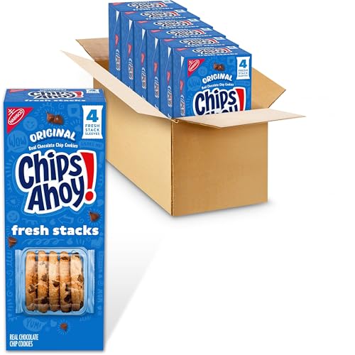 CHIPS AHOY! Fresh Stacks Original Chocolate Chip Cookies, Bulk Tr...