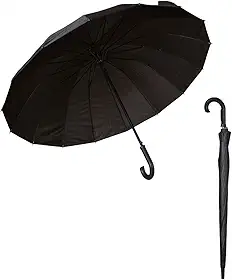 Guarda Chuva Grande Reforçado Bengala Automático Unissex Resistente Contra Vento Tokshop