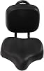 Comfortable Tricycle Bike Saddle Seat Rest Universal Bicycle Wide Cushion Soft Bike Seat Pad with Adjustable Backrest Replacement for Most Tricycle Bike Bicycle Vehicle