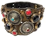 campomaggi rucksack  Campomaggi Lederarmband Bracciale Alto Verde Militare C002170ND X0045 C2502