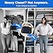BoxLegend V3 Shirt Folder Board Tshirt Clothes Folder Folding Board Durable Laundry Sorter Helper Liner, Black
