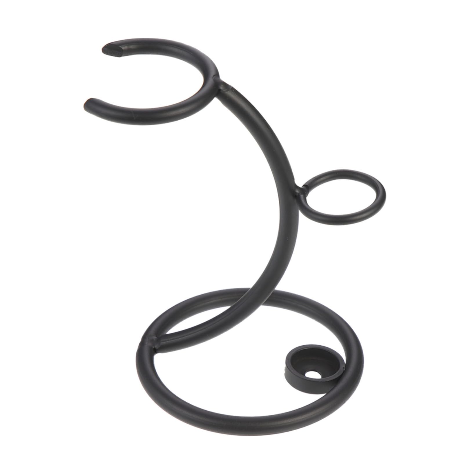 DOITOOL Beard Organizer Holder Brush Holder Easy to Use Nonslip Base Space-saving Design Black