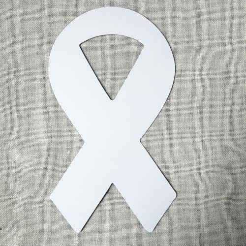 100pcs Large Purple Donation Paper Ribbon Cutouts – Awareness Paper Ribbon Decorations - Donation to Support Alzheimer's, Domestic Abuse, Epilepsy, & Other Causes by cogont - Used condition - Image 5