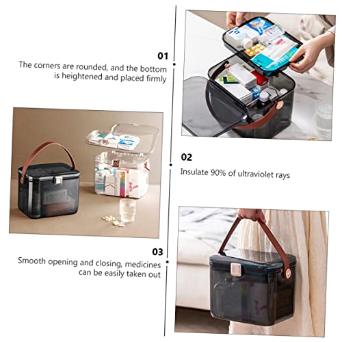 Boîte de rangement médicale multifonctionnelle pour sécuriser vos médicaments