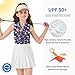 Soneven Girls Sleeveless Golf Polo Shirts V Neck Tennis Shirts Quick Dry Athletic Tank Tops for Age 5-16 Years