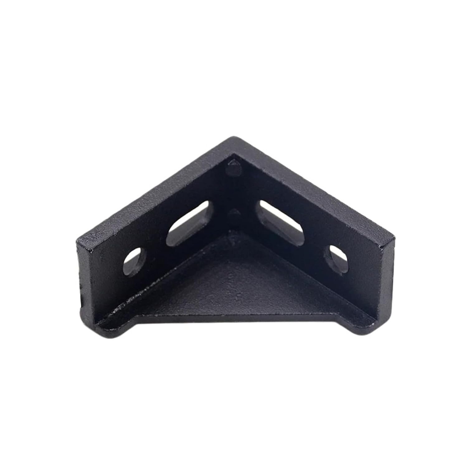 5pcs 3030 Angle Bracket Accessories Black Angle Aluminum Connector 3060 4040 4080 for Industrial Aluminum Profiles(2020)