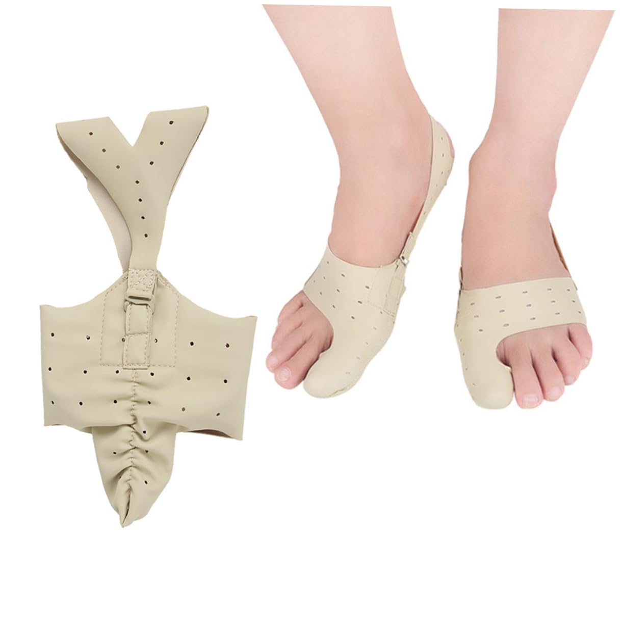 Beavorty Hallux Socks Braces for Men Women Bunion Relief Straightener Foot Care Thumb Silicone Gel