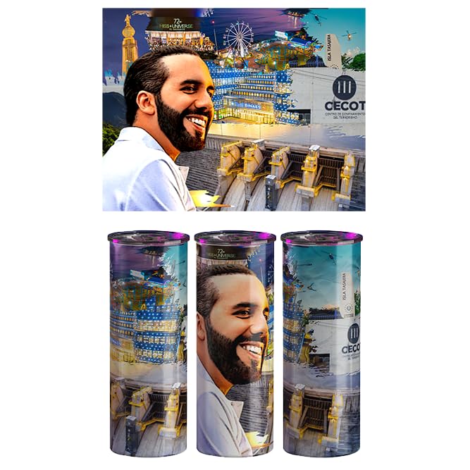 Gobelet termo Nayib Bukele 591 ml une idée cadeau originale - 3