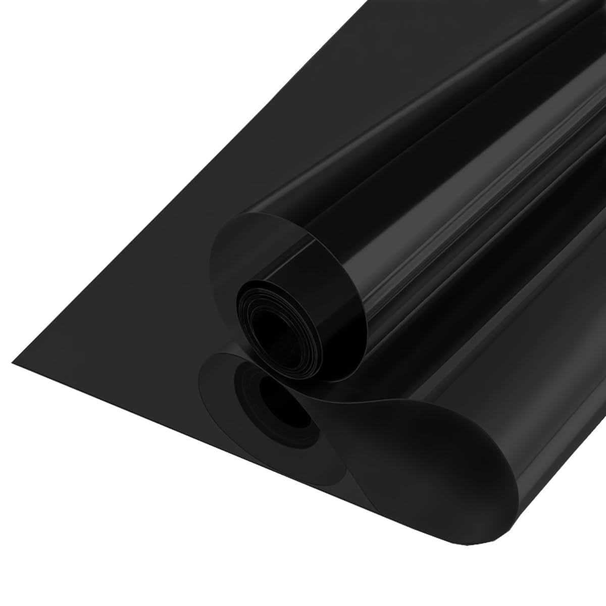 MOCNT Window Tint Film Blackout 100% Window Film Privacy Film Heat Insulation Self Adhesive Film Sun Block Sticker Solar Protection Glass Window Film 40cmX400cm