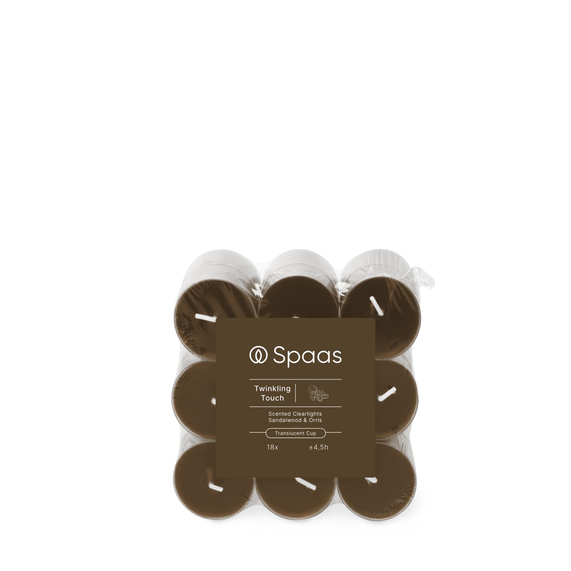 Spaas Scented Clearlights flatpack x18 4,5h - Twinkling Touch