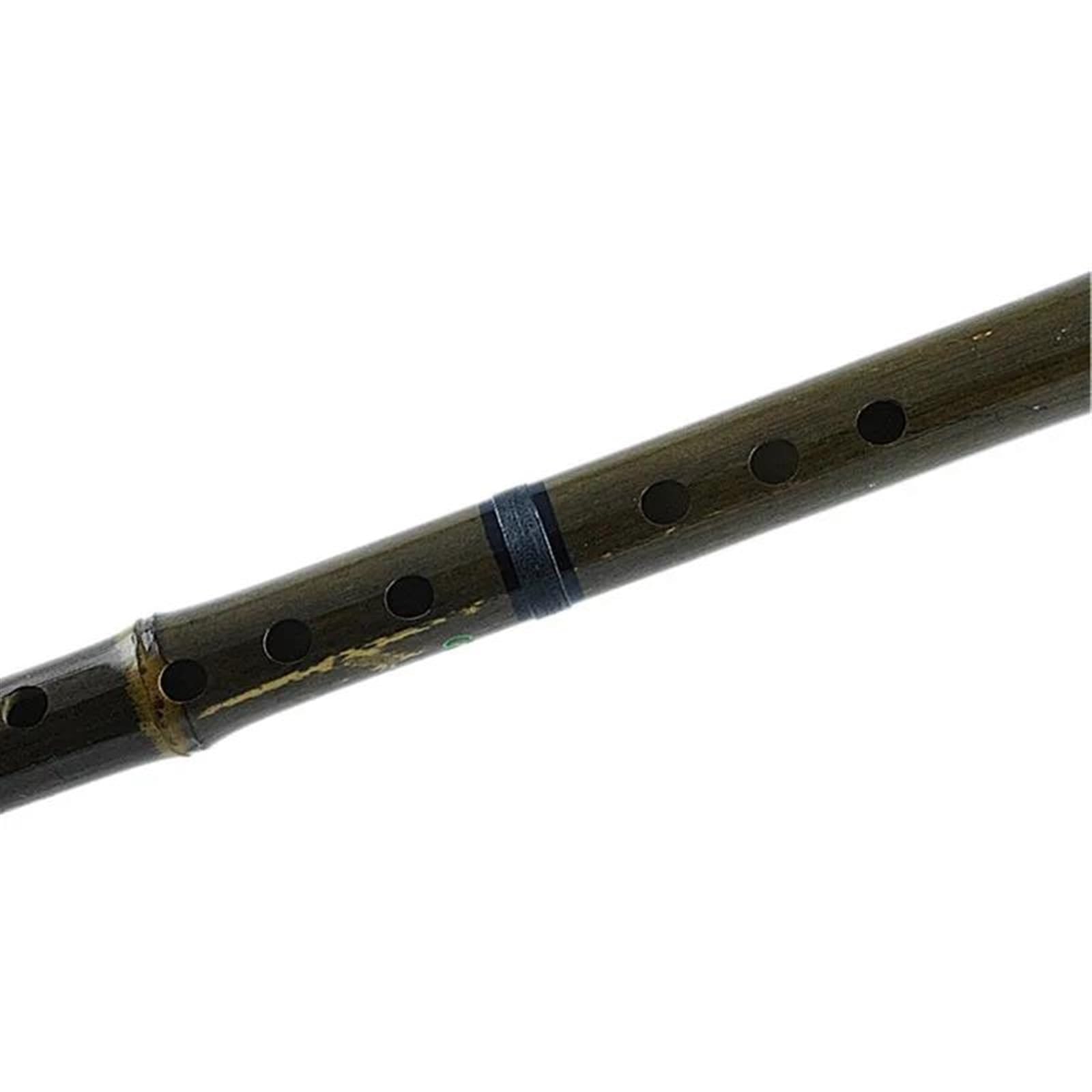 Flûte en bambou pour débutants Flauta Xiao – Instruments De Musique À Vent Vertical En Bambou Chinois Flûte Huilu 8 Trous Clé G/F Flauto Avec Accessoires(F Key)