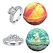 Amor Bath Bombs, 2 Ring, Large, 5 oz.