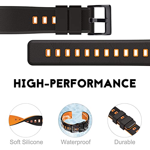 Ritche Christmas Stocking Stuffers 22Mm Silicone Watch Band Quick Release Rubber Watch Bands For Men Women #TOP2