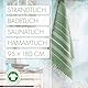 LeStoff Hamamtuch - 100% Bio-Baumwolle, 95 x 180 cm, Vorgewaschen, Saugstark, Schnelltrocknend, Leicht, Kompakt, Camping Handtuch, Reisehandtuch, Badetuch, Duschtuch, Badehandtuch groß (Olivgrün)