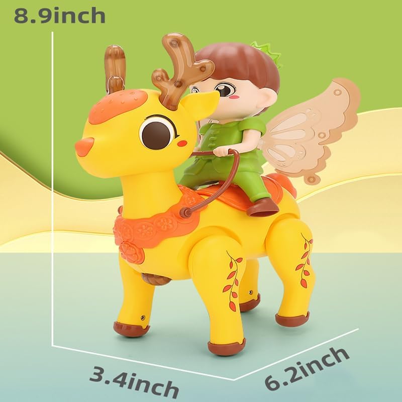 Baby Musical Crawling Toys Boy Girl, Light and Music Developmental Toys, Tummy Time Toy, Baby Birthday Gift Children Toy